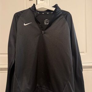 Nike Black Half-Zip Dri-Fit Top